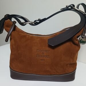 DOONEY & BOURKE 1975 SUEDE SHOULDER BAG